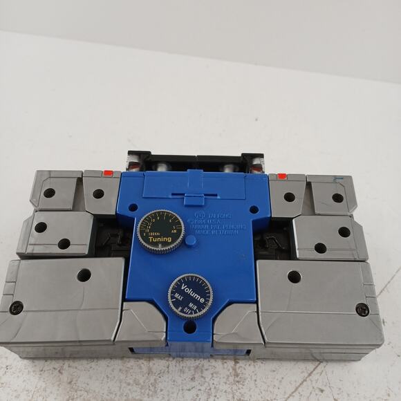 VTG Robotic Boombox AM Radio Toy 1984 Transformer Style Cassette Untested - Picture 4 of 9